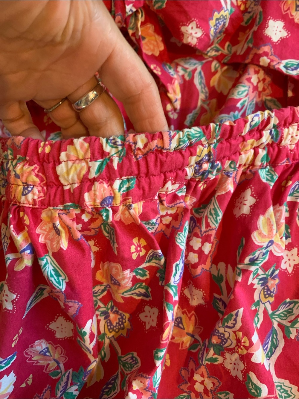Vintage Printemps 100% Cotton Open Back Summer Dress - Picture 4 of 9